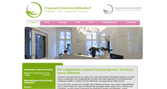 Desktop Screenshot of frauenarzt-zentrum-zehlendorf.de