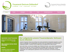 Tablet Screenshot of frauenarzt-zentrum-zehlendorf.de